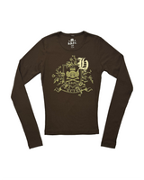 
              REM Rugby Baby Long Sleeve - Brown
            